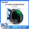 NEEWER Filtro ND Variabile 2 in 1 ND2-ND32 e Filtro Polarizzatore Circolare CPL Senza X Cross / Rivestimento Nano a 30 Strati / Vetro Ottico HD