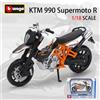 Bburago 1:18 KTM 990 Supermoto R moto in lega Honda Africa Twin Adventure autorizzato modello di auto giocattolo collezione regalo