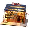 zuuton Casa delle Bambole in Legno Fai-da-Te, Miniatura 3D Puzzle da Assemblare con Mobili e Luci LED, Regalo di Compleanno