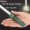 Alonefire Torcia Mini Zoom con Luce Bianca Ricaricabile Portatile con Magnete per Casa, Campeggio, Escursionismo, Pesca e Lavoro