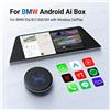 OTTOCAST OttoAiBox I3 Android 13 AI Box per CarPlay Wireless, TV Box per Auto con Spotify Netflix Google per BMW X3 X5, Accessori Auto