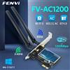 FENVI WiFi 5 AC1200 PCI-E Adattatore Wireless BT4.0 Dual Band 2.4G/5GHz 802.11AC Scheda di Rete Desktop Laptop PC Per Windows 7/10/11