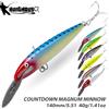 hunt house Hunthouse Metallo Labbro Minnow Richiamo di Pesca 140mm 40g Conto Alla Rovescia Magnum Affondamento Traina Esca Dura Acqua Salata Per Blues Tonno Affrontare