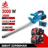 ONEVAN Tagliasiepi Elettrico 20 Pollici 3000W 20000RPM, Rasaerba, Potatore per Siepi, Attrezzo da Giardino a Batteria agli Ioni di Litio