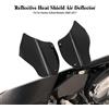REWMTER Moto Deflettore Aria Sella Riflettente Aria Scudi Calore ABS Per Harley Softail Heritage Fatboy FLSTF FLS FXS Slim 2000-2017