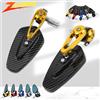 PowerMotor 7/8 "22mm CNC Specchi retrovisori moto Universale in vetro trasparente Scooter Bar End Specchio manubrio Specchietto retrovisore Accessori