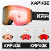Kapvoe Occhiali da sci fotocromatici Lenti antiappannamento magnetiche Protezione UV400 Uomo Donna Occhiali da sci Occhiali da sole da neve Occhiali sportivi