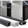 MJJC Striscia LED Profilo in alluminio Canale in alluminio da incasso a superficie da 50 cm con copertura PC diffusore per illuminazione lineare da 8 mm 10 mm