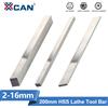 XCAN Utensile per tornio CNC Barra da taglio 200mm Utensile per tornitura in acciaio ad alta velocità Barra quadrata Fresa HSS Taglierina per utensili di lavorazione CNC