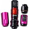 Dragonhawk Fold Pro Macchina da Tatuaggio Anno del Drago 7 Corse 2 Batterie Motore Mcore-C3 Funzionamento Silenzioso per Linee e Ombreggiature