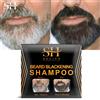 sevich 5-20PCS Naturale Tintura Per Capelli Barba Nera Shampoo Barba Vernice Uomini Barba Colorazione Tintura 5 Minuti Annerimento Temporaneo Baffi Shampoo