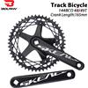 GOLDIX SKEACE 144BCD Guarnitura per bicicletta Mountain Bike Foro quadrato Manovella in lega di alluminio Manovella a velocità singola Ruota dentata 165mm 49T Set guarnitura