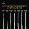YYAUDIO 5N OCC cavo argentato ad alta temperatura altoparlante Wire Amplifier Tube Jumper Car Audio Interconnect Cable 1m 5m 10m