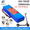 Makita Batteria per Monopattino Elettrico 10S2P 36V 20000mAh, Batteria al Litio per Monopattino Elettrico 500W, Batteria 36V 10s2p