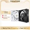 TEUCER T30 12 centimetri Caso Ventola Ad Alta Velocità Grande Volume D'aria PWM 2150RPM Case Del Computer Sistema di Raffreddamento Ventola 120 millimetri SFDB PC Gamer CPU Cooler