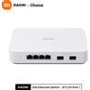 XIAOMI NUOVO Xiaomi Mi 10G Switch Ethernet 4 × 2.5G + 2 × 10GMbps Mini Switch di Rete VLAN Ethernet Splitter Router Lan 6 Porte Hub Switch
