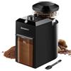 KIRAINAFLY Macinacaffè automatico Macinacaffè elettrico Macinazione di chicchi di caffè con 28 ingranaggi regolabili per caffè espresso francese