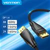 Vention Displayport Cavo audio video 16K 8K per PC portatile PS5 PS4 Xbox TV Box Proiettori Mi Box DP Cavo Display Porta