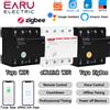 EARU 3P + N Tuya eWeLink WiFi ZigBee Smart Circuit Breaker MCB Timer Relè Interruttore di Controllo Remoto Vocale per Alexa Google Home Assistant