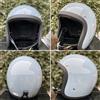 BLD Casco Aperto TT&COCASCOS 500TX Leggero con Calotta Piccola, Casco Moto Jet 3/4, Capacete Moto, Cascos Para
