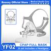 YuWell YF-02 Maschera Cpap con copricapo Maschera completa Auto CPAP APAP BIPAP per macchina per la respirazione dell'aria medica Apnea notturna Anti russare