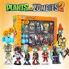 SHI JI YI GAO Plants VS Zombies 2, modello di zombie gigante, giocattolo, set di giocattoli a forma di zombie con jetpack, personaggi decorativi a tema cartone animato, giocattoli in silicone morbido, regalo per