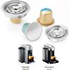 i Cafilas Per Vertuo Pop Vertuoline Next Adattatore per capsule di caffè riutilizzabili Nespresso Converte alle cialde Vertuoline Accessori iCafilas