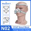 YUWELL maschera CPAP nasale con copricapo cuscini in Gel di silicone per macchina automatica CPAP Bipap Apnea notturna maschera nasale CPAP Anti russare