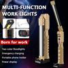 Heinast Nuova torcia pieghevole COB LED Work Light Hanging Hook 7 modalità torcia ricaricabile USB magnetica luce Flash di lavoro portatile