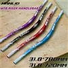 NANLIO Manubrio rialzato MTB Nanlio colorato da 31,8 mm - Grande barra di rondine da 720/780 mm, lega di alluminio leggera per mountain bike e bici da strada