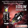 D SERIES Serie D D2S D4S Lampadine per fari a LED D1S D3S Canbus 30000LM D2R D4R Lampadine per auto 300W Lampada per auto Xenon HID 6000K Plug & Play 12V 24V