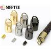 Meetee 5-30 pz 11mm/14mm cavo di metallo fibbie di bloccaggio per borsa borsa tracolla nappa chiusura gancio gancio corde corde tappo accessori fai da te