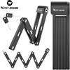 WEST BIKING Lucchetto per bicicletta pieghevole Sicurezza antifurto Lucchetto per ciclismo MTB Accessori per biciclette da strada Scooter Lucchetto per catena per bici elettrica