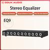 Douk Audio HiFi EQ9 Preamplificatore EQ stereo a 9 bande Preamplificatore analogico Equalizzatore Processore audio per casa/auto