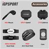 IGPSPORT Bike Speed Cadence Sensor IPX7 monitoraggio della frequenza cardiaca supporto anteriore bicicletta ANT + accessori per Computer sensore C70 HR40