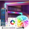MJJC Striscia LED RGBIC COB WS2811 24V 480 Diodi 5M 10M 15M 20M RGB IC Effetto di caccia Luci Nastro Diodo Lampada a nastro per la decorazione della stanza