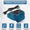 dawupine 12V/24V 100-240V batteria portatile agli ioni di litio Mini caricabatteria da auto compatto per batteria agli ioni di litio Bosch 18V BAT609 BAT618G BAT620 BAT621