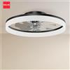 IRALAN Semplice telecomando per ventilatore da soffitto a LED con regolazione infinita 6 livelli di velocità del vento Ventilatore lampadario soggiorno camera da letto