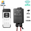 Diese RF 433 Mhz Interruttore di telecomando senza fili universale Ricevitore wireless impermeabile Trasmettitore AC110V 220V 30A per ventola della luce della pompa