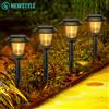 newstyle Luci solari per percorsi Lampada da percorso paesaggistico per esterni a LED IP65 Luci solari da giardino impermeabili per passerella da giardino nel cortile