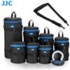 JJC Custodia per obiettivo per fotocamera spessa JJC per Nikon Sony Fujifilm Olympus Panasonic DSLR Borsa protettiva per obiettivo per fotocamera resistente all'acqua Mirrorless