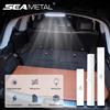SEAMETAL Luce con sensore di movimento per auto Ricarica USB Luce di rilevamento a LED per bagagliaio/cappuccio Lampada notturna a luminosità regolabile automatica