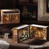 zuuton Kit case delle bambole in legno Puzzle 3D assemblaggio modello di edificio piccola stanza giocattoli decorazione della camera da letto di casa con regali di illuminazione per mobili