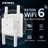 FENVI 5Ghz AX1500 WiFi 6 Ripetitore Extender Ripetitore di segnale Dual Band 2.4G/5GHz Amplificatore di segnale Wi-Fi Rete a lungo raggio Facile installazione