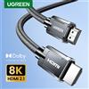 UGREEN Cavo compatibile con HDMI UGREEN 8K per Xiaomi TV Box PS5 cavo 8K @ 60Hz certificato ad altissima velocità 48gbps eARC Dolby Vision