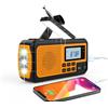 Sayin Per regalo di Natale spagnolo Radio di emergenza a energia solare Manovella di ricarica AM/FM SOS Allarme Radio Led Lettura Torcia elettrica banca di potere