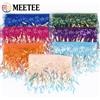Meetee 1-5 metri maglia nappa frangia per cucire paillettes pizzo abito latino fascia nastro abiti da sposa nappe tessuto accessori fai da te