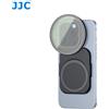 JJC 67mm Supporto adattatore filtro obiettivo magnetico per iPhone 17 Pro Max 16 15 14 Pro Max Anello filtro obiettivo con supporto pattino freddo