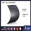 ALLPOWERS Impianto elettrico per balcone 200W / 100W Pannello solare flessibile IP68 Caricatore solare a celle solari Fotovoltaico 12V / 32V off-grid per camper