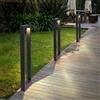 IISINUO Lampade da Giardino a LED, Illuminazione per Prato IP65 Impermeabile, Lampada a Pilastro Moderna in Alluminio 7W, Lampioncini per Esterni, Cortili, Ville e Paesaggi